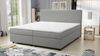 'Paxos 4' Boxspringbett mit Bonellfederkern-Matratze und Topper, Stoff hellgrau, 180x200 cm Bild 2