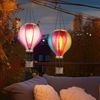 2er Set LED Solarleuchte, Heißluftballon, Feuer Effekt, H 46,5 cm Bild 3