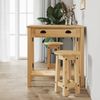 vidaXL 3-tlg. Bar-Set Massivholz Kiefer 4005696 Bild 3