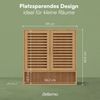 Bellamio 'Newa' Badezimmer Hängeschrank, Bambus, natur, 66x21x59 cm, Badezimmerschrank mit 3 Ablagefächern Bild 5