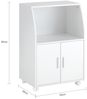SoBuy FRG241-W Küchenwagen, Spanplatte, Melamin, Weiß, 55 x 84 x 38 cm Bild 3