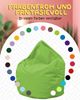 PATCH HOME Sitzsack Tropfenform – XXXL – Kiwigrün, bequemer Sitzsack aus Luxus-Polyester-Gewebe, bereits befüllt Bild 5