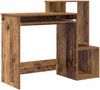 vidaXL Schreibtisch mit Regal Altholz 106 x 41 x 88.5 cm Holzwerkstoff 869472 Bild 2