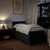 vidaXL Boxspringbett mit Matratze Schwarz 80x200 cm Stoff 3288816 Bild 5