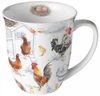 Kaffeebecher Hühner Bild 2