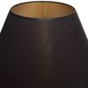 Tischlampe Glas bauchig gefleckt mit Lampenschirm schwarz Bild 4