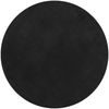 vidaXL Teppich HUARTE Kurzflor Weich und Waschbar Schwarz Ø 80 cm 375122 Bild 2