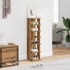 vidaXL Schuhschrank Artisan-Eiche 28x27x102 cm Holzwerkstoff 856666 Bild 3