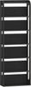Bücherregal, 7-stöckiges bücherregal Holz, Buch Regal, Hölzernes Standregal für Schlafzimmer, Wohnzimmer und Arbeitszimmer 24 x 60 x 182 cm Schwarz Bild 2