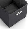 Kleine Aufbewahrungsbox mit Griff, Vlies - Schwarz Bild 2