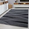 Kurzflor Teppich Luigi rechteckig - 240x340 cm - Schwarz Bild 2