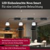 Paulmann 92437 LED Einbauleuchte Nova Coin 3er-Set Zigbee RGBW Schwarz matt Bild 4