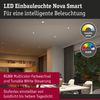 Paulmann 92437 LED Einbauleuchte Nova Coin 3er-Set Zigbee RGBW Schwarz matt Bild 2