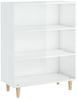 Sideboard Hochglanz-Weiß 69,5 x 32,5 x 90 cm Holzwerkstoff [812246] Bild 2