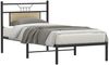 vidaXL Bettgestell ohne Matratze Sonoma-Eiche 80x200 cm Holzwerkstoff 4106783 Bild 3