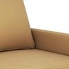 vidaXL 2-tlg. Sofagarnitur mit Kissen Braun Samt 3201523 Bild 5