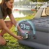 Outsunny Luftmatratze mit Integrierter elektrischer Pumpe in 3 Minuten, Beflockte Oberfläche, (Selbstaufblasend Luftbett, 5-St, Gästebett), für Camping Zuhause 190 x 97 x 39 cm Bild 4