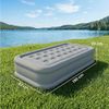 Outsunny Luftmatratze mit Integrierter elektrischer Pumpe in 3 Minuten, Beflockte Oberfläche, (Selbstaufblasend Luftbett, 5-St, Gästebett), für Camping Zuhause 190 x 97 x 39 cm Bild 3