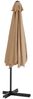 vidaXL Sonnenschirm mit Stahl-Mast 300 cm Taupe 47315 Bild 5