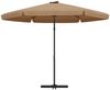 vidaXL Sonnenschirm mit Stahl-Mast 300 cm Taupe 47315 Bild 4