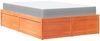 vidaXL Bett mit Matratze Wachsbraun 120x200 cm Massivholz Kiefer 3281939 Bild 2