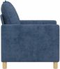 vidaXL Sofa Blau 76 x 81 x 87,5 cm Polyester 42028781 Bild 4