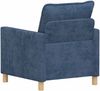 vidaXL Sofa Blau 76 x 81 x 87,5 cm Polyester 42028781 Bild 5