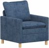 vidaXL Sofa Blau 76 x 81 x 87,5 cm Polyester 42028781 Bild 2