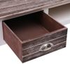 Schreibtisch, Holz Braun, 110 × 45 × 76 cm Bild 5