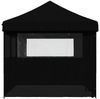 vidaXL Pop-Up Partyzelt, faltbar, Stahl / PE, Schwarz, mit 4 Seitenteilen, 315 x 580 x 292 cm Bild 5
