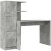 vidaXL Schreibtisch 2 pcs Beton Grau 3337292 Bild 2