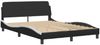 vidaXL Bett mit Matratze "Hvar" Schwarz und Weiß 140x200 cm Kunstleder 3208729 Bild 4