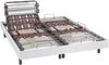 Vente-unique - DAMYSOS Bett Stoff Weiß - B 80 cm160 cm12 cm x H 20 cm35 cm16,5 cm x L 200 cm71 cm Bild 4