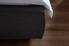 KAWOLA Bett CARLO Polsterbett Stoff schwarz 160x200cm Bild 4