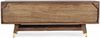 TV-Board aus Mangoholz, klassisches Design, naturfarben, 140 cm, goldene Akzente, Bizzotto Bild 3