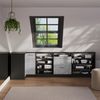 Dachschrägenschrank Rion Anthrazit 60 x 81.6 cm mit 4 Fächern Vicco Bild 3