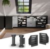 Dachschrägenschrank Rion Anthrazit 60 x 81.6 cm mit 4 Fächern Vicco Bild 4