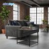 Relaxdays Beistelltisch Industrial mit Ablage Bild 2