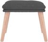vidaXL Fußhocker Dunkelgrau 45 x 29,5 x 39 cm Stoff [341425] Bild 3