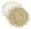 Die Seagrass Shell Untersetzer - Weiss Bild 5