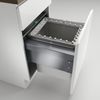 NABER Abfallsorter 39 Liter Cox® Base 460 R/500-1 inkl. Aufsatzrahmen ab 50 cm Schrankbreite Bild 2