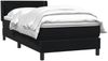 vidaXL Boxspringbett mit Matratze Schwarz 80x220 cm Samt 3318053 Bild 3