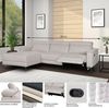 OTTO home Ecksofa LUND, Struktur-Bezug, L-Form, 261cm, man. /elektr. Relaxfunktion, auch mit USB A/C-Anschluss sowie Kopfteilverstellung Bild 3
