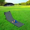 Relaxdays Strandmatte mit Sonnenschirm Bild 3