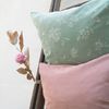 Kissen Deko von Lysel - rosa Uni Jerada 50x50 Polyester kissenbezug Dekokissen Bild 4