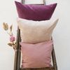 Kissen Deko von Lysel - rosa Uni Jerada 50x50 Polyester kissenbezug Dekokissen Bild 3