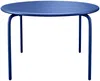 Vente-unique - MIRMANDE Garden dining set Metall Blau - B 130 cm x H 74 cm x L 130 cm Bild 3