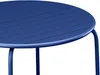 Vente-unique - MIRMANDE Garden dining set Metall Blau - B 130 cm x H 74 cm x L 130 cm Bild 4