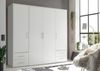 Kleiderschrank >Valencia< (BxHxT: 206x195x60 cm) in Weiß - 206x195x60cm (BxHxT) Bild 2