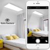 ZMH LED Deckenleuchte, 80 x 30 cm, 39W, 3000K dimmbar, flach, Lampe mit Fernbedienung, Panel, weiß, Schreibtischlampe für Küche Bild 3